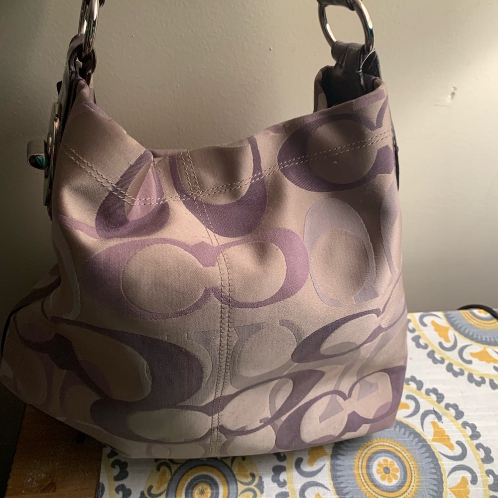 Lavender Coach bag